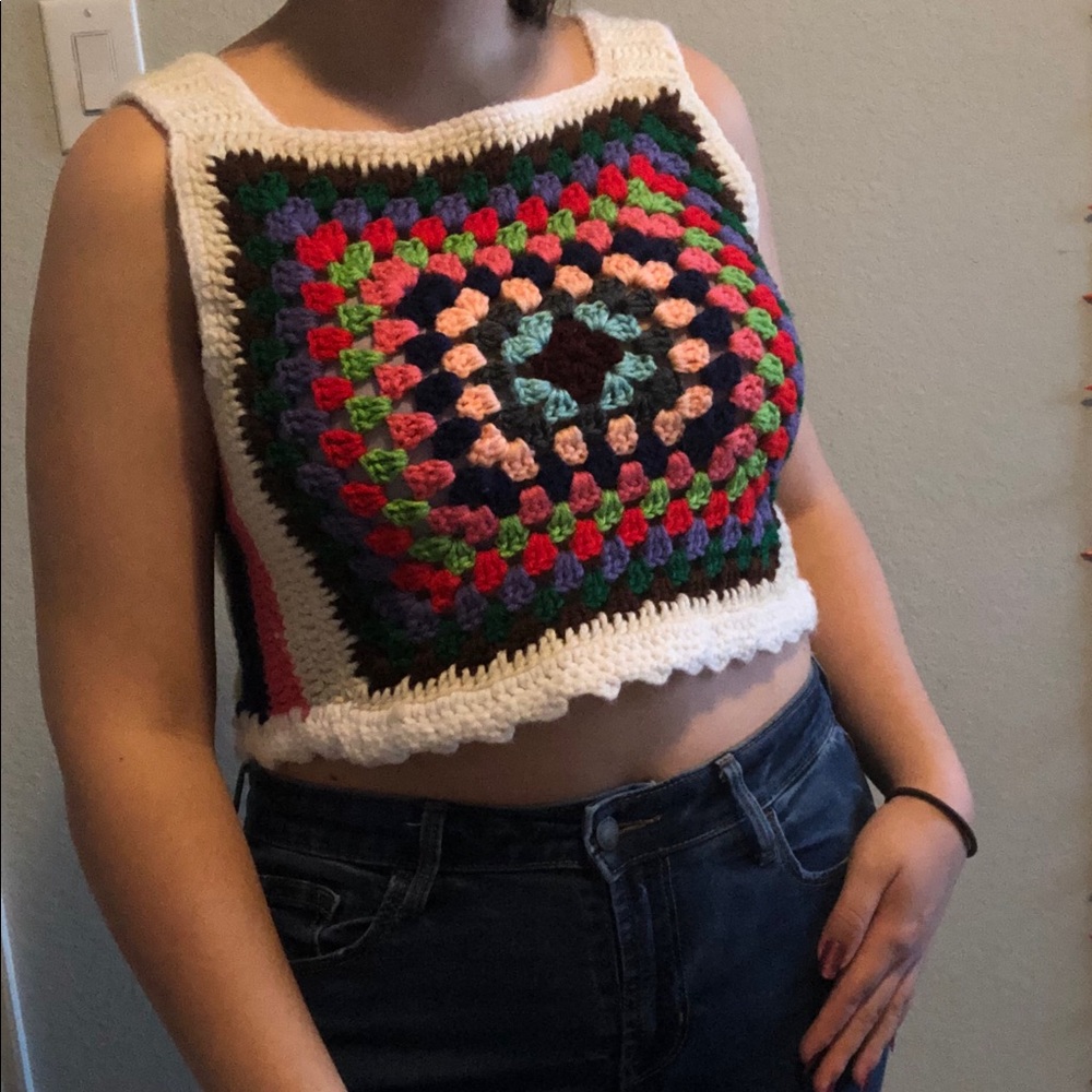 Crochet Crop Top/Vest